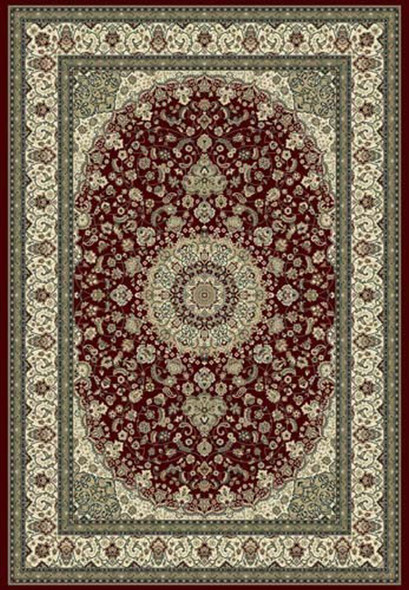 Dynamic Ancient Garden 57119 1414 Red Ivory Area Rug