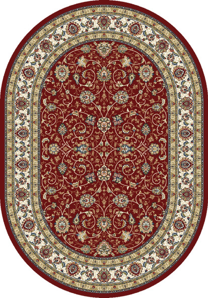 Dynamic Ancient Garden 57120 1464 Red Ivory Area Rug
