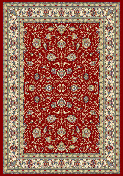 Dynamic Ancient Garden 57120 1464 Red Ivory Area Rug