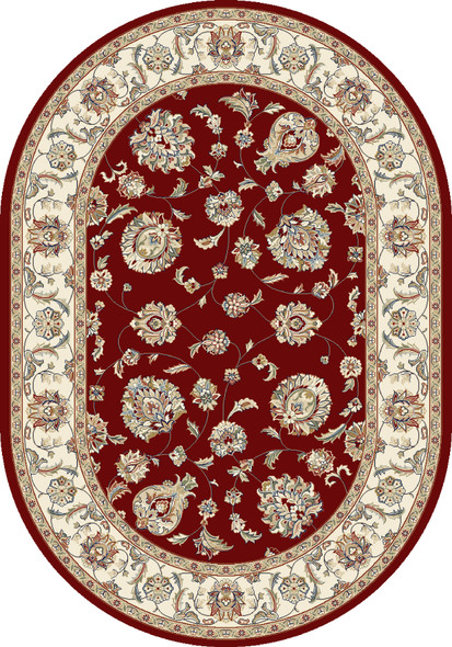 Dynamic Ancient Garden 57365 1464 Red Ivory Area Rug
