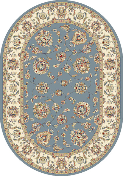 Dynamic Ancient Garden 57365 5464 Light Blue Ivory Area Rug