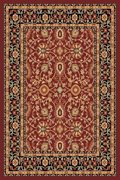 Red Black 2803 390 Yazd Rug By Dynamic