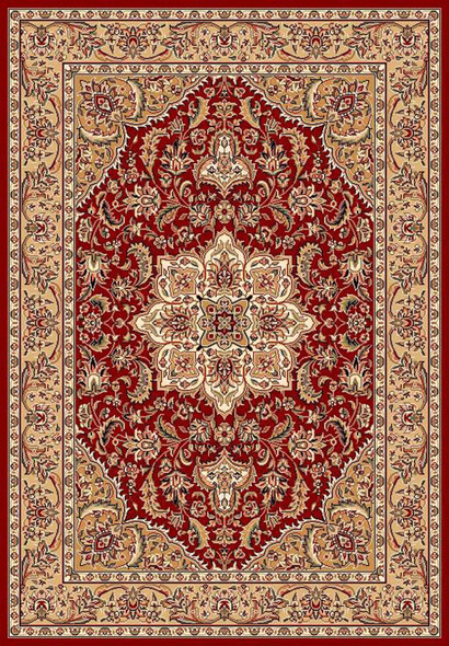 Cambridge 7326 Red/Beige Rug by Kas
