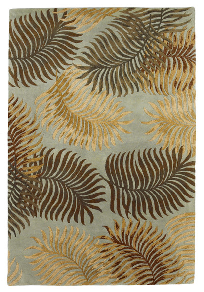Havana 2612 Aqua Fern View Rug by Kas