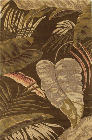 Havana 2615 Mocha Rainforest Rug by Kas