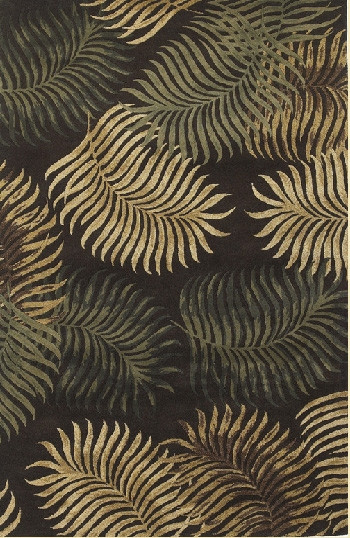 Havana 2617 Expresso Fern View Rug by Kas