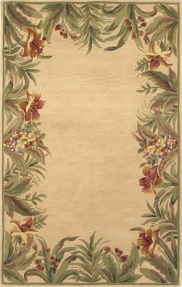 Sparta Rainforest 3151 Ivory Rug by Kas