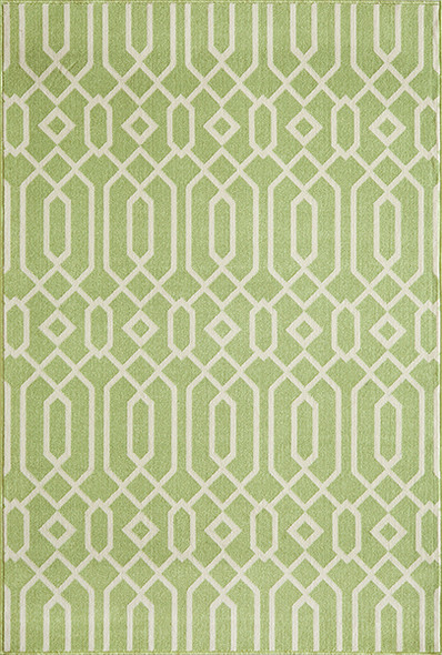 Baja BAJ-03 Green Rug by Momeni