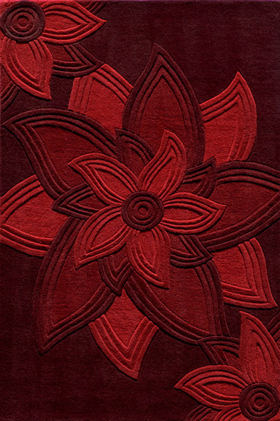 Delhi DL-40 Red Rug by Momeni