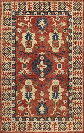 Momeni Tangier TAN-3 Red Rug