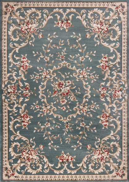 Kas Avalon 5602 Slate Blue Aubusson Area Rug