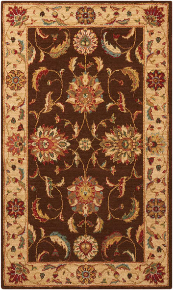 Living Treasures LI04 Brown Rug by Nourison