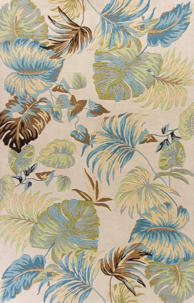 Kas Havana 2630 Ivory Blue Oasis Area Rug