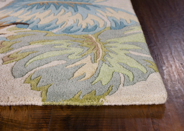 Kas Havana 2630 Ivory Blue Oasis Area Rug