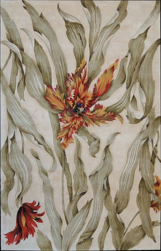 Tropics TS01 Ivory Rug by Nourison