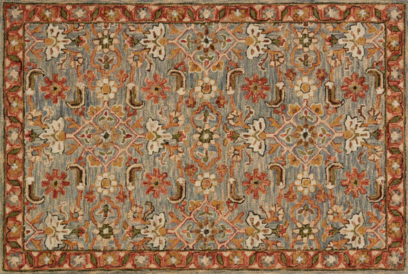 Loloi Victoria VK-10 Slate Terracotta Rug