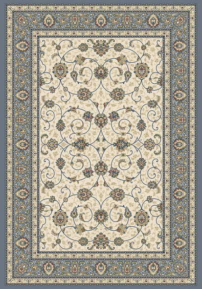 Dynamic Ancient Garden 57120 6454 Ivory Light Blue Rug