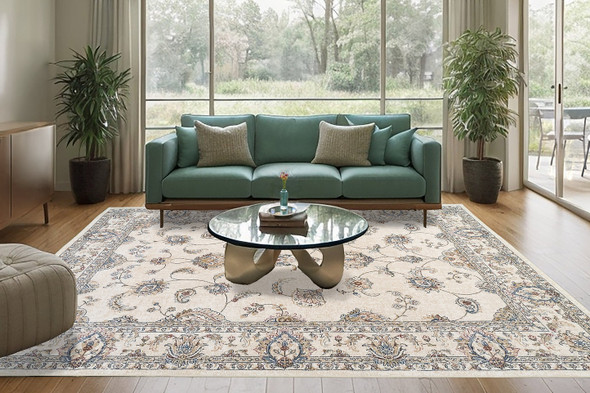 Dynamic Ancient Garden 57159 6464 Ivory Rug
