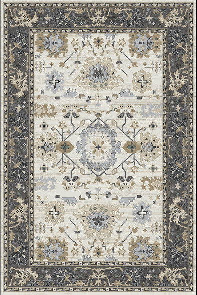 Dynamic Yazd 8531 190 Ivory Grey Rug