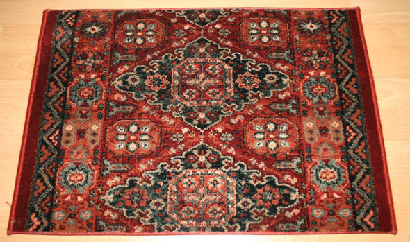 Old World Classics Kashkai 0406/0003a Burgundy Carpet Stair Runner