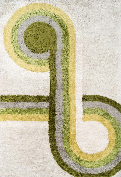 Momeni Novogratz Retro RET-3 Green Rug