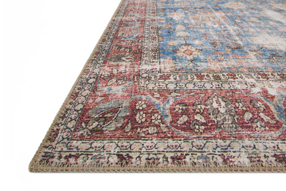 Loloi Loren LQ-01 Blue Brick Rug