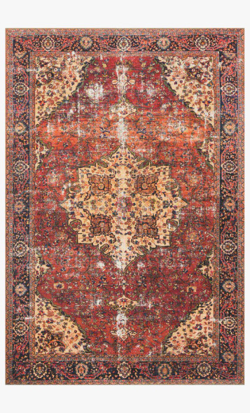 Loloi Loren LQ-07 Red Navy Rug