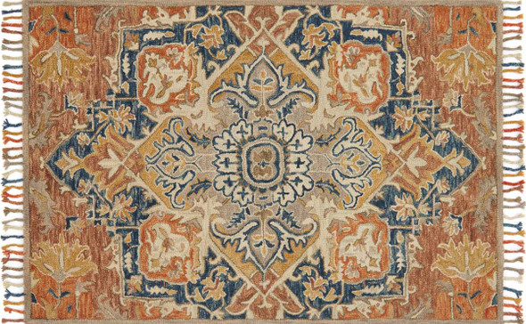 Loloi Zharah ZR-10 Rust Blue Rug