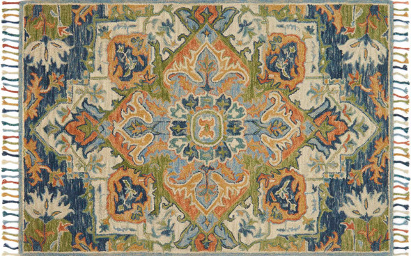 Loloi Zharah ZR-11 Blue Multi Rug
