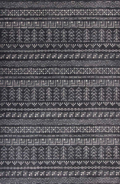 Kas Carmen 7610 Charcoal Tulum Rug