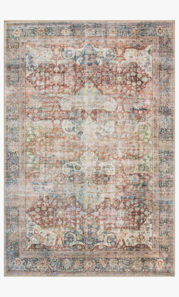 Loloi Loren LQ-14 Brick Multi Rug