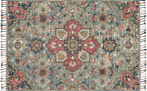 Loloi Zharah ZR-13 Light Blue Multi Rug