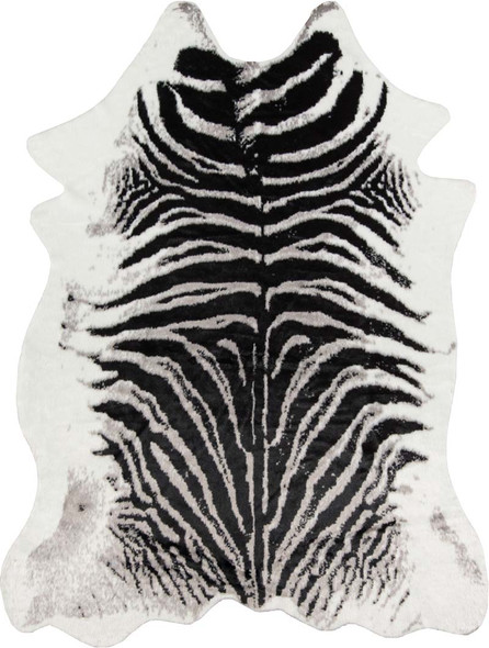 Momeni Erin Gates Acadia ACA-1 Zebra Black Rug
