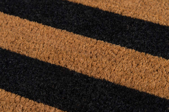 Momeni Erin Gates Park PAR-2 Stripe Black Rug