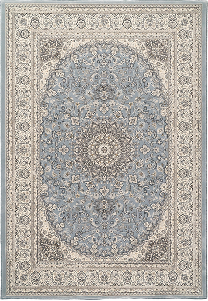 Dynamic Ancient Garden 57119 4646 Steel Blue Cream Rug