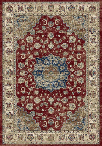 Dynamic Ancient Garden 57559 1464 Red Ivory Rug