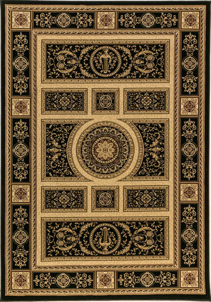 Dynamic Legacy 58021 090 Black Rug