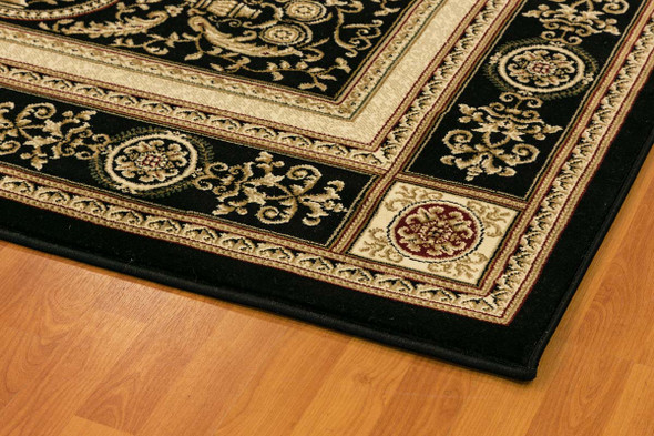 Dynamic Legacy 58021 090 Black Rug