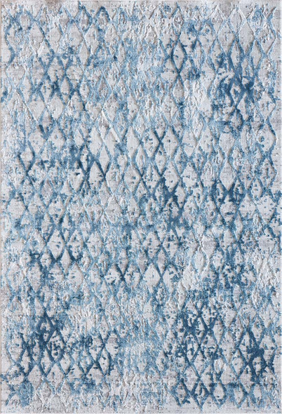 Dynamic Quartz 27039 500 Ivory Blue Rug