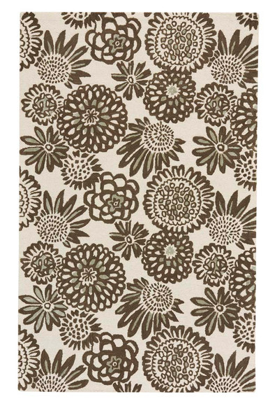 Capel Genevieve Gorder Pompon 9199 700 Cocoa Rug