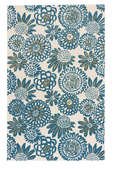 Capel Genevieve Gorder Pompon 9199 400 Royal Rug