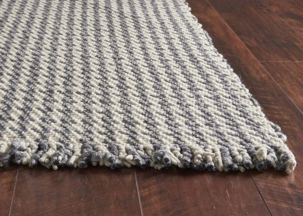 Kas Maui 1342 Ivory Grey Houndstooth Rug