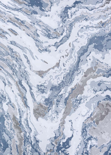 Couristan Serenity Abstract Marble 5161 0505 Grey Opal Rug