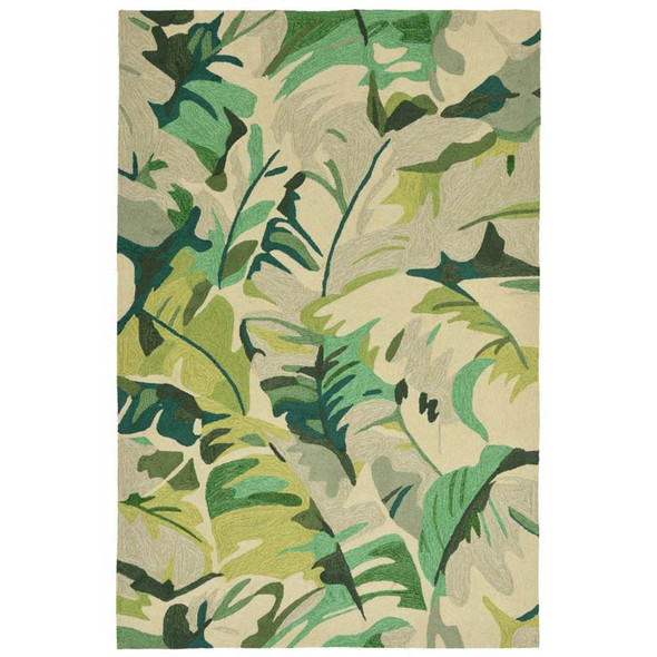 TransOcean Liora Manne Capri 1668/06 Palm Leaf Green Rug