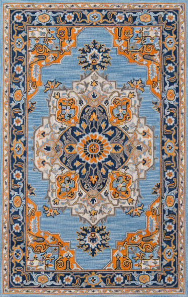 Momeni Ibiza IBI-1 Blue Rug