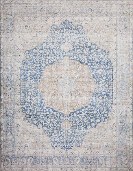 Loloi Layla LAY-07 Blue Tangerine Rug