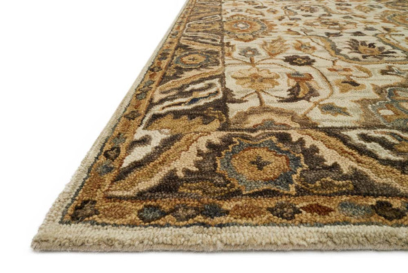 Loloi Victoria VK-02 Ivory Dk Taupe Rug