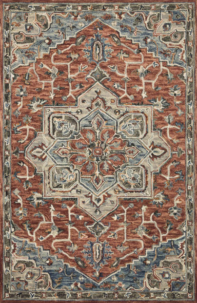 Loloi Victoria VK-15 Red Multi Rug