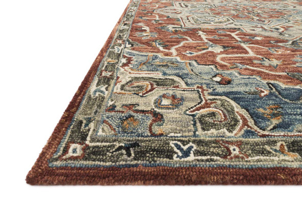 Loloi Victoria VK-15 Red Multi Rug