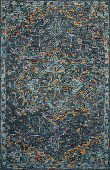 Loloi Victoria VK-15 Teal Multi Rug